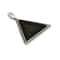 Black Metal Triangle Pendant by Bead Landing™
